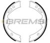 BREMSI GF0331 Brake Shoe Set, parking brake